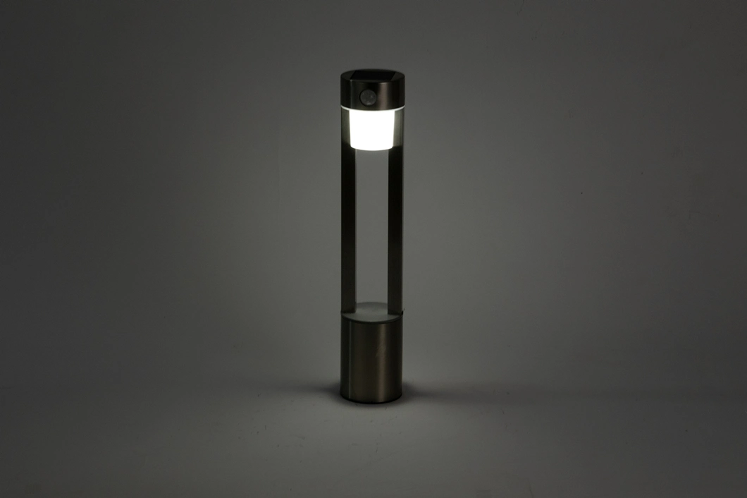 Stainless Steel Solar Bollard Light with Motion Sensor